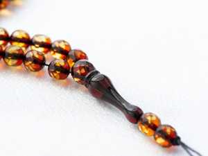Tasbih islamique élégant en résine |   Chapelet Misbaha Subha fait main sur le thème de l'ange pour la décoration intérieure et pour hommes et femmes - Product Image 4