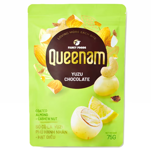 Chocolate Dragee Certificado HALAL para Snacks y Dulces OEM/ODM, Calidad Premium 75G, Nueces de Almendra y Anacardo Recubiertas de Yuzu, Proveedor de Exportación - Product Image 1