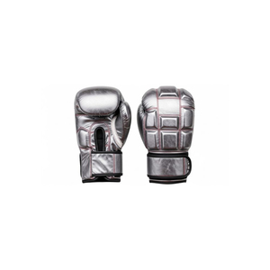 Gants de boxe en cuir rouge, fermeture Velcro, pour adultes, équipement d'entraînement - Product Image 4