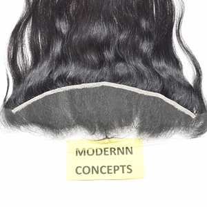 Cheveux humains 100% naturels bruts vierges, cuticules alignées, tissage Genius Weft, frontal 13*4, lisses, qualité Mink, noirs, provenance Temple Indien, vente en gros - Product Image 1