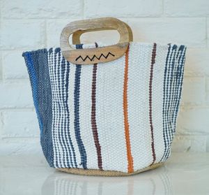 Bolso Bandolera de Mujer Estilo Bohemio Ecológico Hecho a Mano 2026, Bolso de Viaje de Playa de Algodón Trenzado a la Moda - Product Image 5