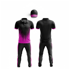 High Quality Custom Cricket Team Uniform Set | Men <b>Women</b> Youth Cricket Wears Polo Shirt and <b>Trouser</b> Full Team Outfit custom - Product Image 5