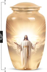 Urnas de Cremación de Latón para Cenizas de Adultos, Urnas Hechas a Mano para Hombres y Mujeres, Urnas Decorativas, Urnas Funerarias - Product Image 2
