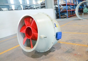 Ventilador axial de accionamiento directo con diseño de montaje en base para extracción de aire en cocinas APL-5-6D de fábrica vietnamita con corte láser CNC - Product Image 4