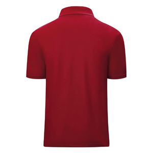 Camiseta de Manga Corta para Hombre de Primera Calidad, Lisa, Transpirable, de Punto, que Absorbe la Humedad, Color Rojo Informal - Product Image 3