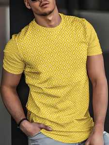 Camiseta de Hombre 100% Algodón, Moderna, Corte Ajustado, Casual, Verano, Secado Rápido, Transpirable, con Logotipo Personalizado - Product Image 4