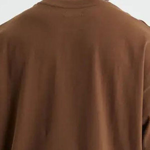T-shirts pour hommes à manches courtes en coton 100% tricoté, épaules tombantes, blancs, respirants, séchage rapide, haute qualité, prix bas - Product Image 6