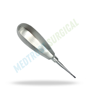 Elevador de Extracción Dental de Curva Inversa con Mango Pequeño para Extracción de Dientes Atraumática y Uso en Cirugía Oral - Product Image 4