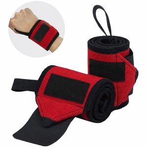 Attelle de poignet GAF pour musculation et entraînement, avec boucle pour le pouce, support de poignet robuste antidérapant en caoutchouc naturel/PVC - Product Image 1