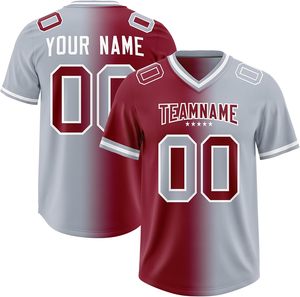 Camiseta de Fútbol Americano Personalizada, Tejido Transpirable, Impresión Digital, OEM, ODM, Marca Privada, Ropa Deportiva para Equipos Juveniles y Adultos - Product Image 2