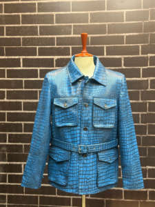 Premium Quality Cow Skin <b>Leather</b> Canvas Winter Bomber <b>Jacket</b> Hot Sale <b>Vintage</b> Style Fashion Men's Waterproof Windproof Quick Dry - Product Image 5