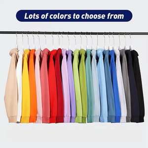 Sweat-shirts à capuche zippés 100 % coton de qualité supérieure, avec poignets et ourlets côtelés, légèrement délavés avec effet bicolore pour hommes - Product Image 6