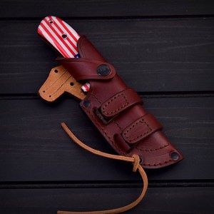 Couteau de chasse et de survie à lame fixe, fait main, revêtement noir, OEM, EDC, pour camping et chasse en extérieur, USA EU - Product Image 6