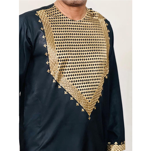 ชุดอัฟกันผู้ชายแบบดั้งเดิม เสื้อผ้าคลาสสิก สวมใส่สบาย ทรงหลวม ผ้าพรีเมียม สำหรับงานแต่งงานและงานเทศกาล - Product Image 5