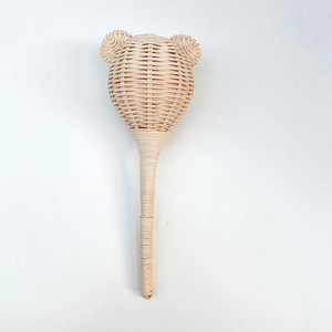 Juguetes de dentición bonitos para bebés, mordedores de ratán natural de alta calidad, sonajeros tejidos a mano. - Product Image 3