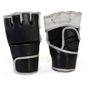 Guantes de Entrenamiento de Lucha MMA de Piel Sintética PU de Alta Calidad, 12oz, Elásticos, para Adultos, Kickboxing, Artes Marciales, Hombres y Mujeres - Product Image 5