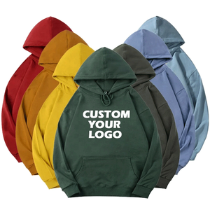 ราคาขายส่ง เสื้อฮู้ดดี้ผู้ชาย ผ้าเทอร์รี่คอตตอน 100% พิมพ์ลาย ปักลาย รับผลิตแบบ OEM ขายส่งคุณภาพสูง เสื้อฮู้ดดี้โอเวอร์ไซส์ - Product Image 1