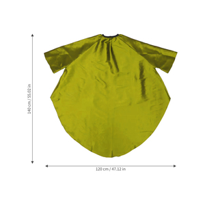 Cape de coiffure verte en polyester résistante à l'eau à manches longues pour barbier professionnel, salon de coiffure, coupe de cheveux, coloration et coiffage - Product Image 2