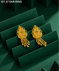 Aretes pequeños bañados en oro al por mayor, joyería india al por mayor, Johor Bahru, aretes pequeños chapados en oro, Sri Lanka - Product Image 2