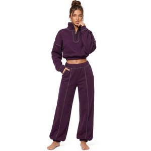 Survêtements personnalisés en molleton de coton, survêtements rétro personnalisés, streetwear pour marques américaines, logo personnalisé - Product Image 1
