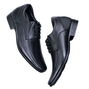 Zapatos Formales de Cuero Personalizados para Hombre, Punta Redonda Premium, Fabricante OEM, Venta al Por Mayor, Exportación - Product Image 2
