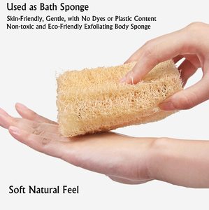 Wholesale Supplier Natural Loofah Bath Sponge Body Scrubber Eco Friendly Biodegradable Pad Factory - Product Image 5