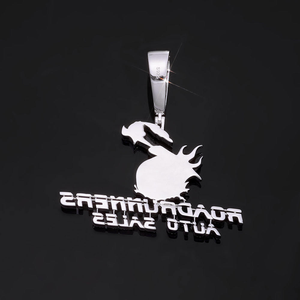 Collar de lujo con colgante de Jesús de moissanita para hombre, estilo hip hop, con micro pavé de piedras, ideal para fiestas y regalos. - Product Image 4