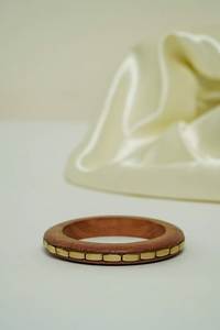 Handcrafted Red Sandalwood Bangle Natural Polished <b>Bracelet</b> Minimalist <b>Boho</b> Jewelry for Women Party - Product Image 2