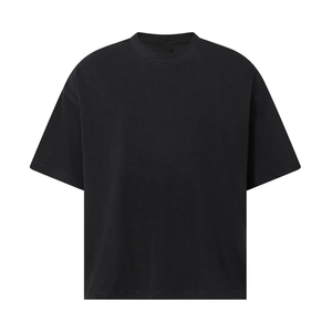 T-shirt de sport surdimensionné en tricot épais Spandex/Polyester, coupe ajustée, écologique, respirant, séchage rapide, style streetwear - Product Image 3