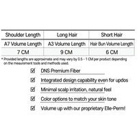 Chignon synthétique coréen pour femme, extension de chignon élastique, postiche pour chignon ou coiffure relevée (A-7)