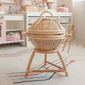 Juego de Cocina de Juguete de Mimbre NHAT MINH - Juguete de Cocina de Imitación para Niños de 2 a 7 Años Modelo MGB243 - Product Image 3