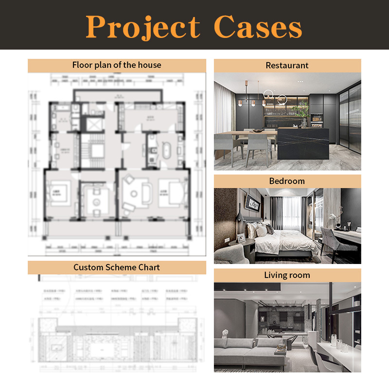 Turnkey Modern Kitchen Cabinets Project Matte Lacquer Handleless Modular Cabinets With Quartz Countertop Kitchen Cabinets · image 4