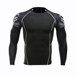 Servicio OEM, Ropa Deportiva para Hombre, Camiseta de Manga Larga con Protección UV, Logotipo Personalizado, Venta en Línea, Camiseta de Alta Calidad con Protección UV y OEM - Product Image 1