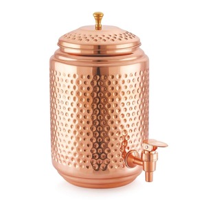 Dark Finish Copper Water Dispenser Chocolate Color Copper Water Dispenser Solid Finish Wholesale Use Copper Water Dispenser - Product Image 4