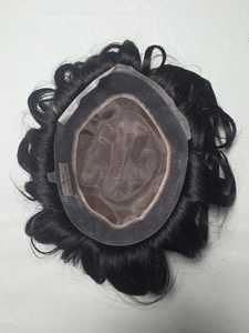 Peluca de Cabello Humano Mono de Primera Calidad Austriaca Taz Hair Bangladesh con Estilos Naturales y Ondas Profundas - Product Image 6