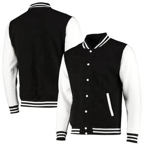 Chaquetas Varsity Personalizadas de Invierno, Estilo Urbano, Unisex, Vintage, con Frente de Lona, Resistentes al Viento y Antibacterianas, Venta al Por Mayor - Product Image 2