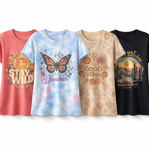 T-shirts décontractés en polyester personnalisés pour femmes, vente en gros, fournisseur OEM numérique, commandes en gros directes du fabricant, respirants et à séchage rapide - Product Image 1