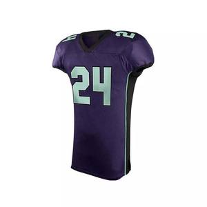 Ensemble d'uniformes de football sportifs américains OEM, 100% polyester, séchage rapide, imprimé, respirant, maillot à manches courtes et pantalon - Product Image 2