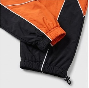 Ensemble survêtement coupe-vent imperméable pour homme avec fermeture éclair et col montant / Survêtements de pluie pour homme - Product Image 6