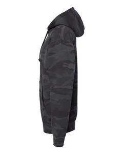 Sudadera con Capucha de Camuflaje Negra para Hombre, Corte Regular, Forro Polar, Estilo Casual, Ropa de Otoño, Proveedor Mayorista de Marca Privada - Product Image 5