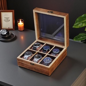 AHTE MANUEXPO UR-065 Wooden Watch Box <b>Storage</b> Jewelry Case Timepiece Display Luxury Indian Rosewood Organizer Handmade <b>Cushions</b> - Product Image 2