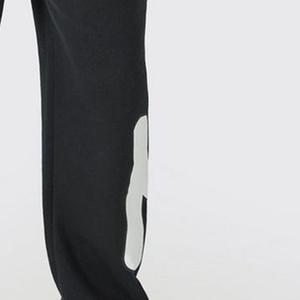 Chándal con estampado puff para hombre, con letras blancas, estilo urbano, largo completo, corte regular, para otoño, transpirable. - Product Image 4