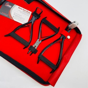 Custom Logo Microlink Tool Kit for Hair <b>Extensions</b> – Stainless Steel Pliers, Razor & Case | OEM Tape-In & Micro <b>Bead</b> Tools Set - Product Image 5