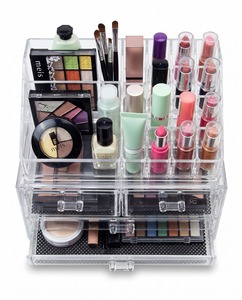 High <b>Storage</b> Clear Acrylic Organizer Drawer Display for Makeup Cosmetics Beauty Supplies Vanity Bathroom Cabinet - Product Image 4