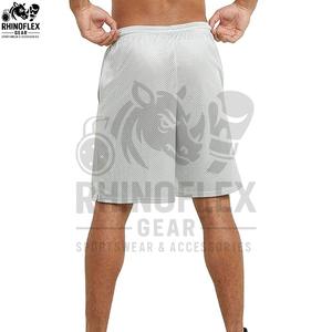 Summer Luxury Custom <b>Shorts</b> High Street Gym Workout Mesh <b>Shorts</b> With <b>Zip</b> <b>Pocket</b> Solid Design Basketball Streetwear - Product Image 2