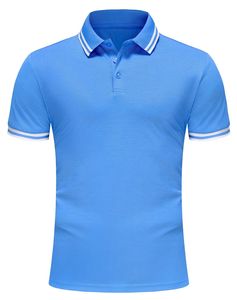 Camiseta Polo de Algodón de Manga Corta para Hombre, Corte Regular, con Logotipo Personalizado OEM de Calidad, Talla y Logotipo Personalizables - Product Image 1