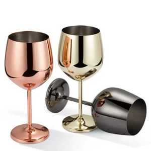 Copa de Vino Desechable Moderna y Elegante de Hierro, Gran Capacidad, Irrompible, para Cócteles, Bodas y Fiestas - Product Image 5