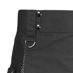 Kilt utilitaire ajusté en cuir véritable à sequins personnalisable pour femme, avec poches cargo et chaîne détachable, respirant, idéal pour l'hiver et les soirées. - Product Image 6