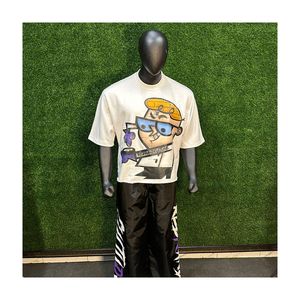Custom Manufacturer Graphic Tee Drop Shoulder Dtg Print French Terry Boxy <b>T</b> <b>Shirt</b> 100% Cotton Elastic Waist Trouser Sets Unisex - Product Image 1