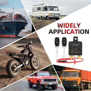 250A 12V <b>Remote</b> Control Battery Disconnect <b>Switch</b> Kit For Car Truck RV Boat Motorcycle Anti-Theft Protection - Product Image 2